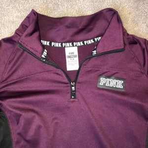 PINK Victoria's Secret Tops - VS Pink Quarter ZIP PINK Victoria's Secret Tops - VS Pink Quarter ZIP